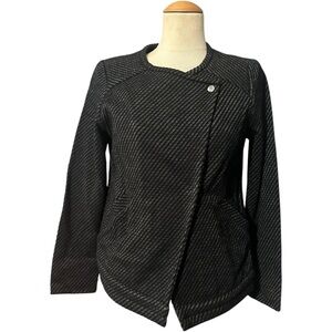 Ann Taylor Moto Jacket Black Small Petite